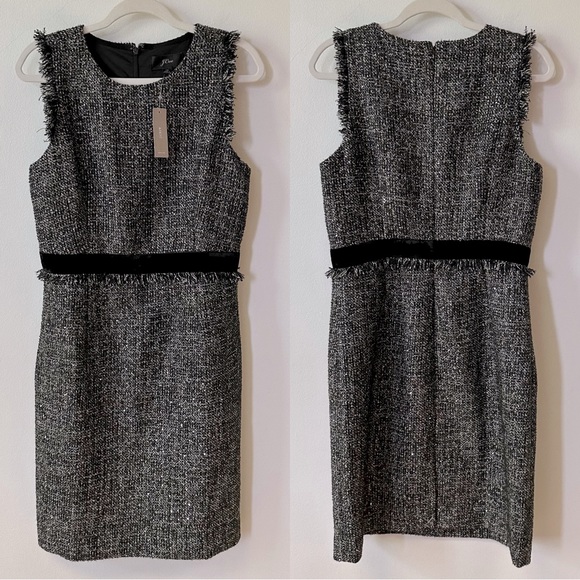 J. Crew Sparkling Constellation Sheath Dress Size 10 NEW - Picture 1 of 4